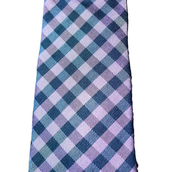 VanHeusen Purple Plaid Flex Collar - Picture 7 of 7